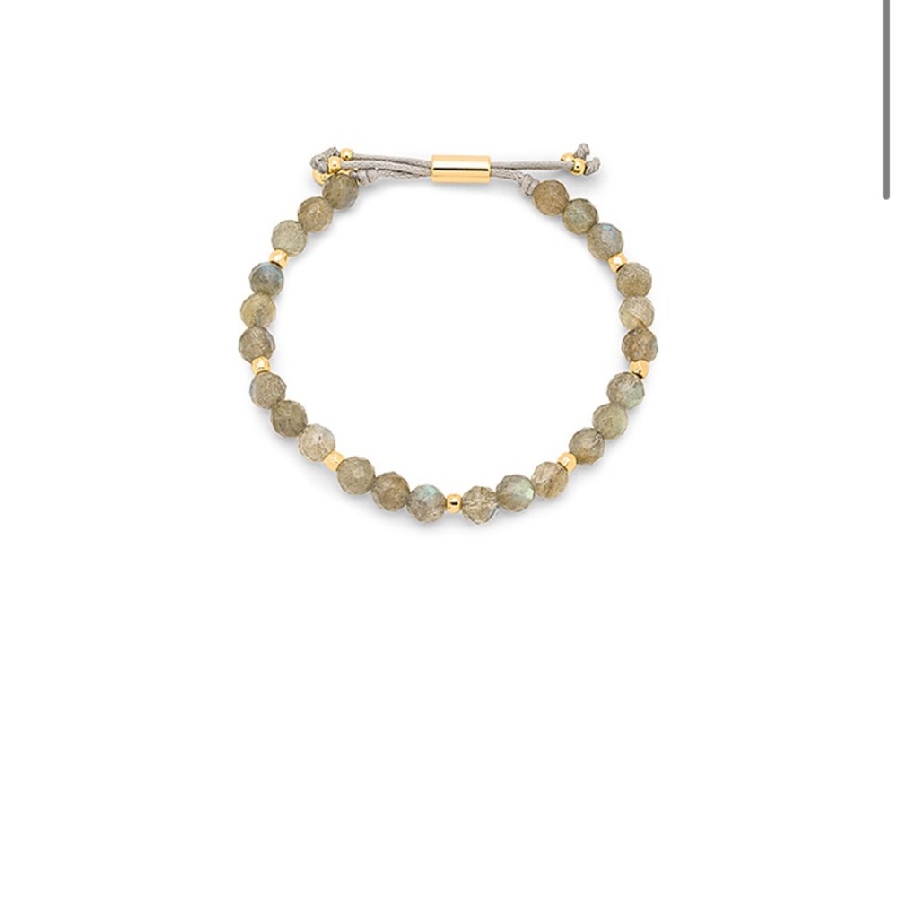 Power Gemstone Beaded Bracelet - Labradorite